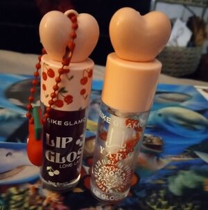 YARA SET OF TWO LIP GLOSS CHERRY 🍒 & STRAWBERRY 🍓 ONE TINTED ONE CLEAR OFFER W